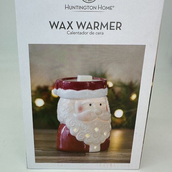 NIB Ceramic Lighted Santa Wax Warmer –Christmas Holiday Décor - Picture 3 of 4